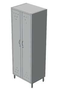 Продам металевий шкаф для одягу