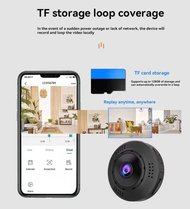 Kamera bezprzewodowa A11 1080P HD Mini WiFi
