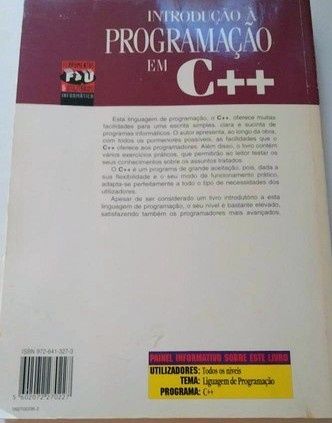 Livro de Introdução à Programação em C++