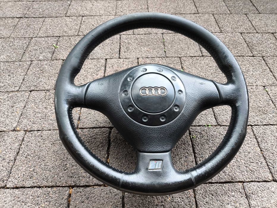 Kierownica Skóra Sline Audi A4 B5 Audi A6 C4 Audi 80 Mały Wieloklin