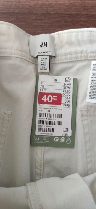 Szorty męskie (rozmiar W33)