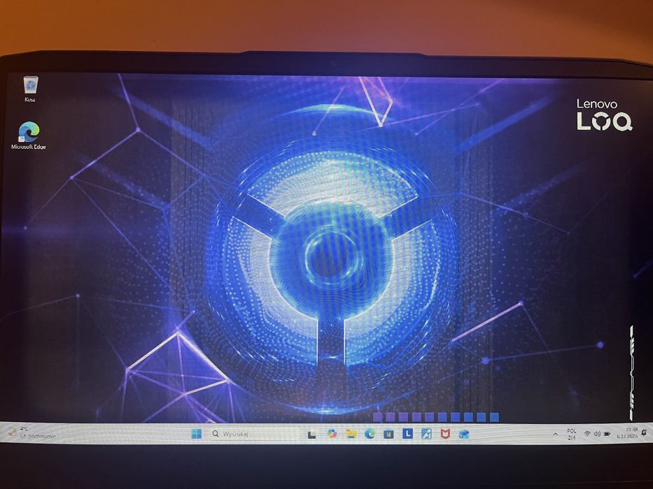 Laptop lenovo LOQ intel i5 12gen, RTX4050