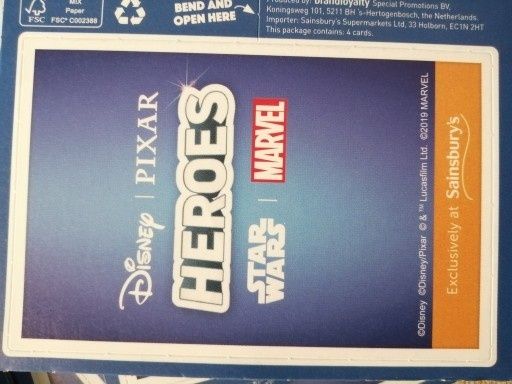 Disney Pixar Marvel Star Wars Heroes коллекционные карточки