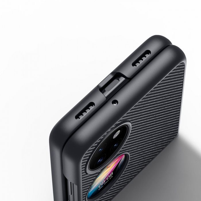 Etui Dux Ducis do Huawei P50 Pocket Fino Black