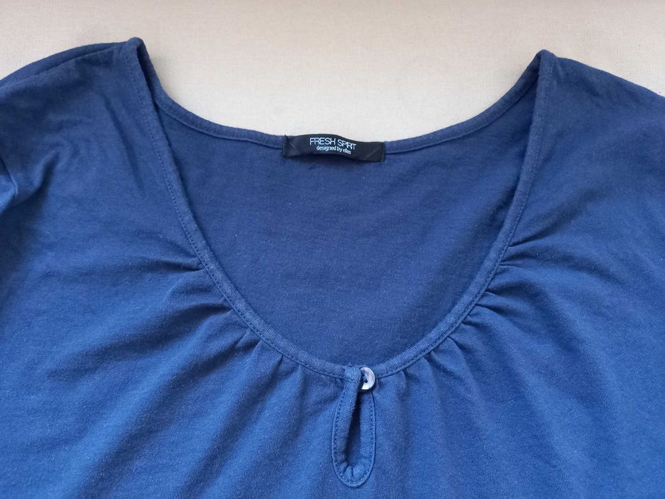 Фирменный реглан синий размер Л-Хл хлопок