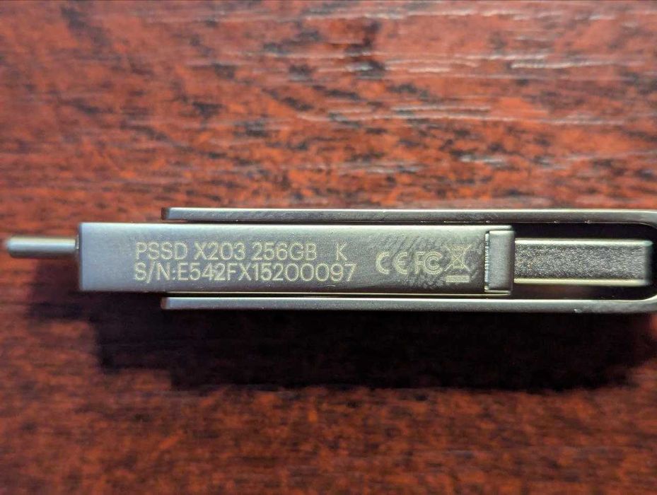 Портативний SSD-флешка Kodak X203 256GB USB 3.2 Gen 2 для iPhone та PC