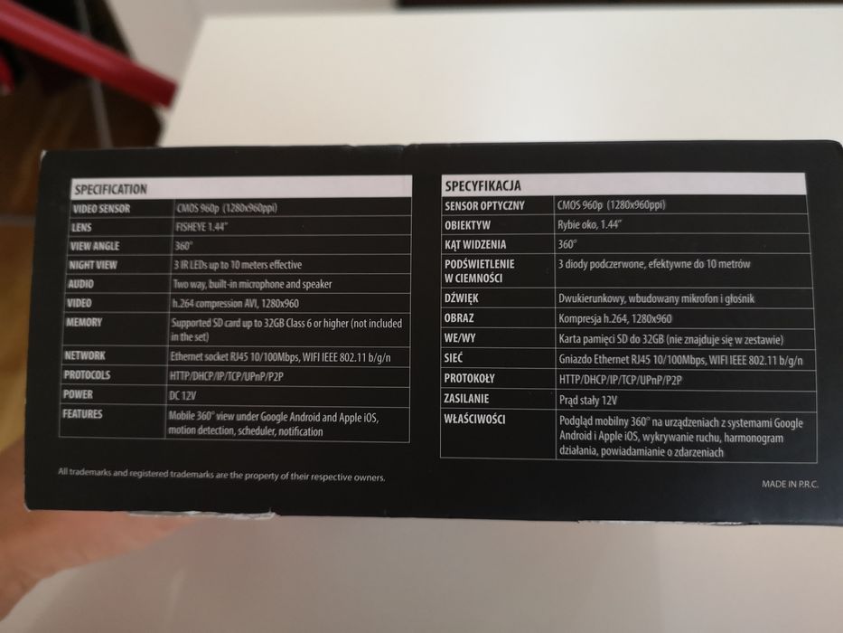 Kamera WiFi 360 OKAZJA!