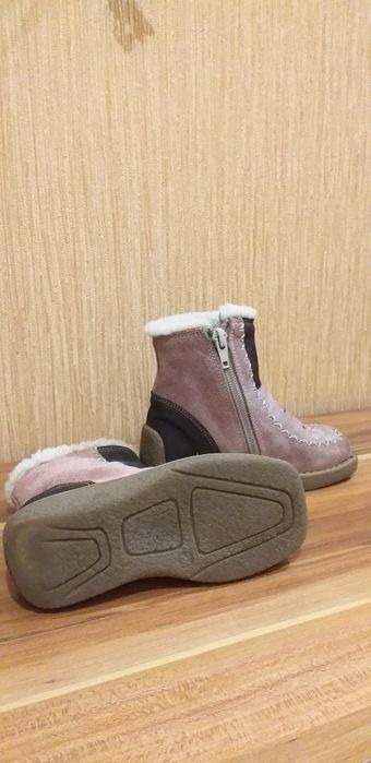 Замшевые сапожки