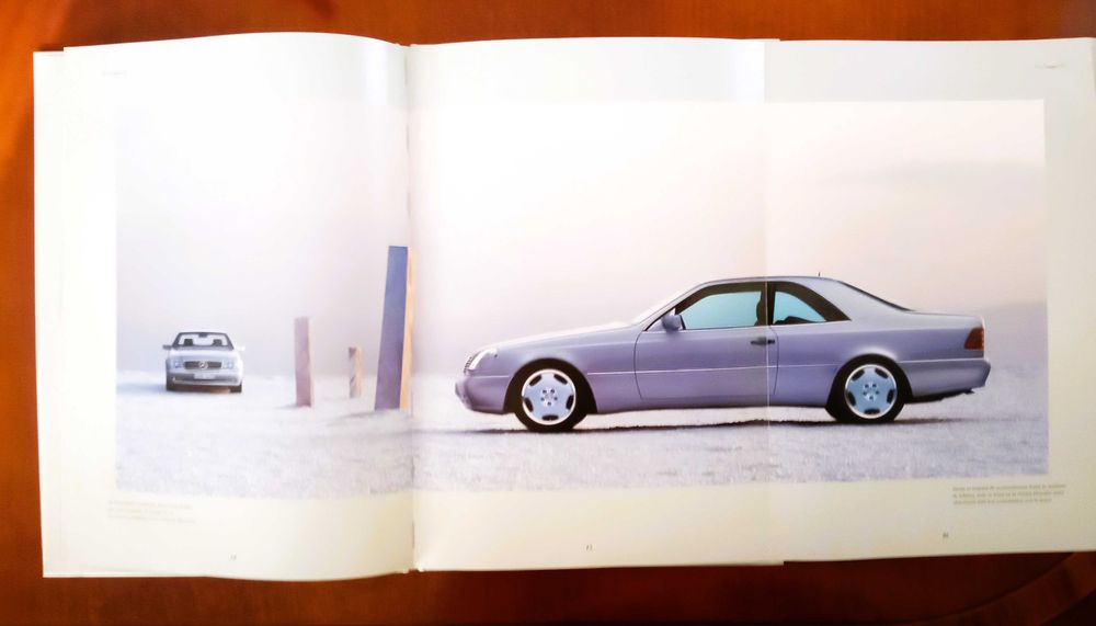 "LOS COUPES CL DE MERCEDEZ-BENZ" - Brochura de Luxo - 1997