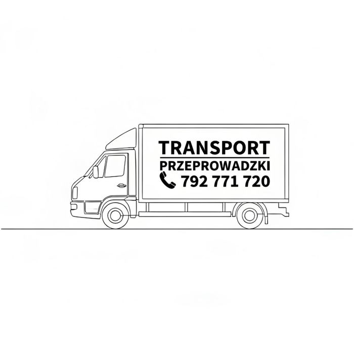 TRANSPORT PRZEPROWADZKI bus kontener winda 8 palet