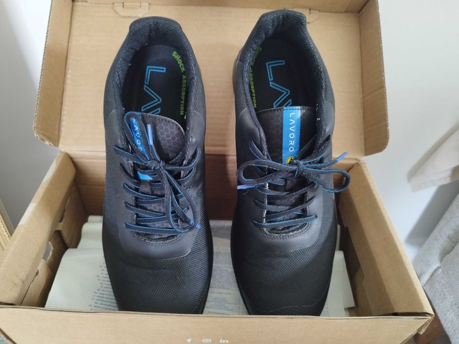 Sapatilhas de Segurança Lavoro Hybrid Black/Blue (Tam. 45) – Como Novas (1 dia de uso)