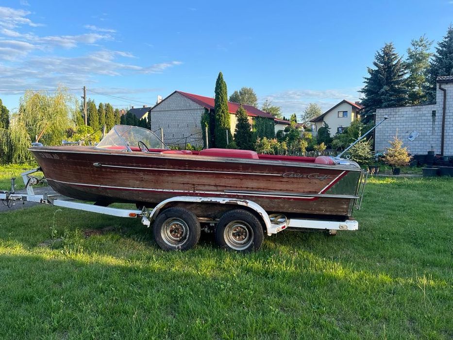 Łódź motorowa drewniana Chris craft 1959r 2000sztuk