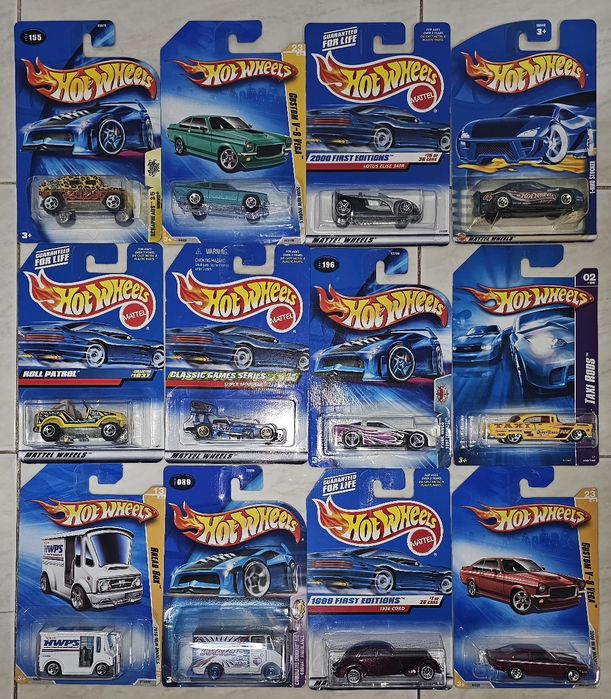 Lote hotwheels antigos