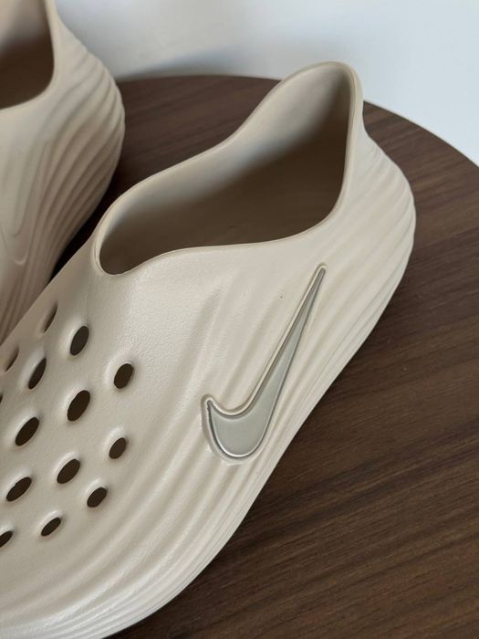 Оригинал Nike ReactX Rejuven 8 (HV5062 100) крокси від найк бежеві летние женские crocs найк реакт