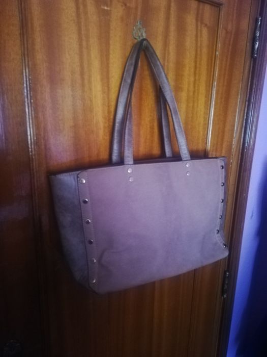 Carteira em castanho claro/salmão