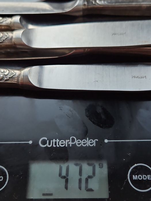 Набор ножей,серебро 875*