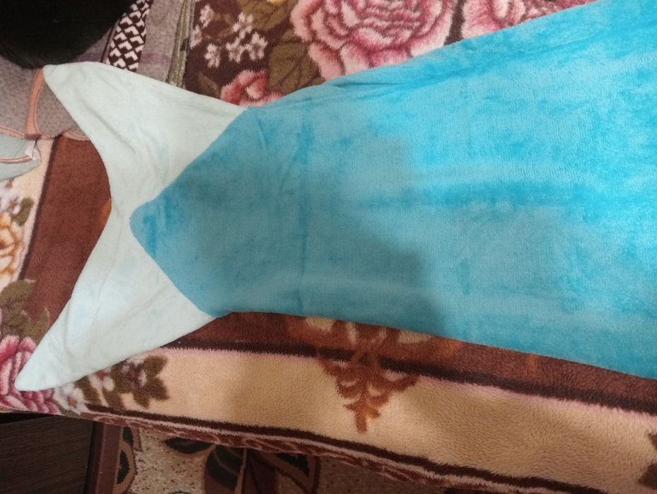 Плед кокон акула