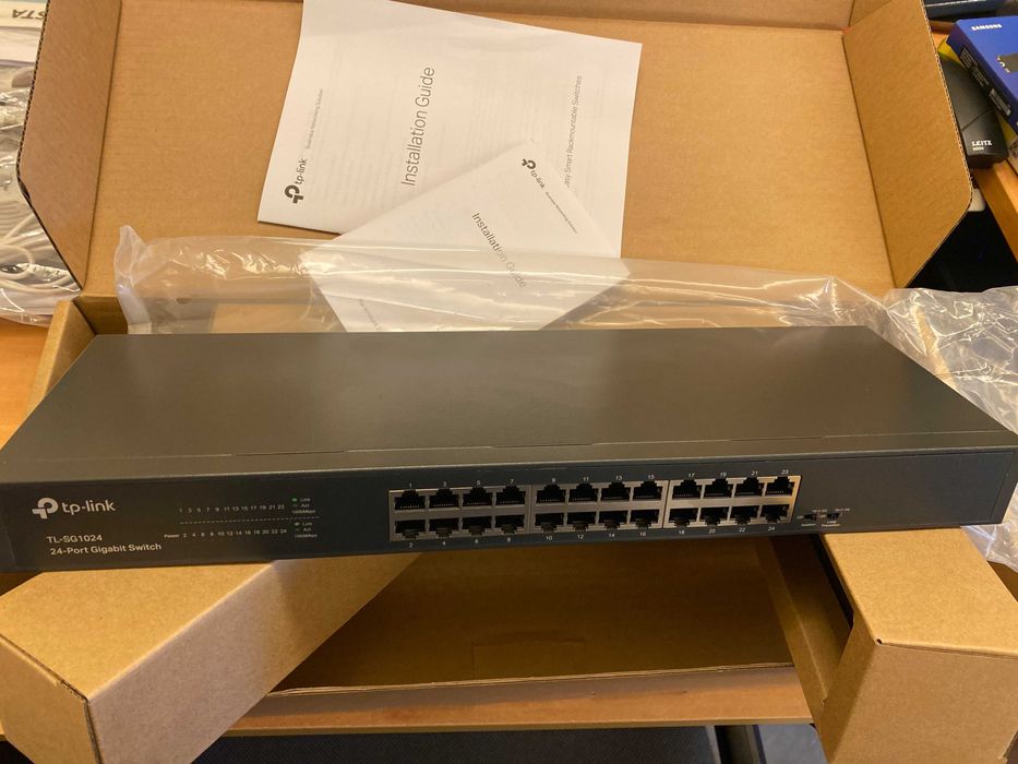 Switch TP-LINK 24 Portas - NOVO