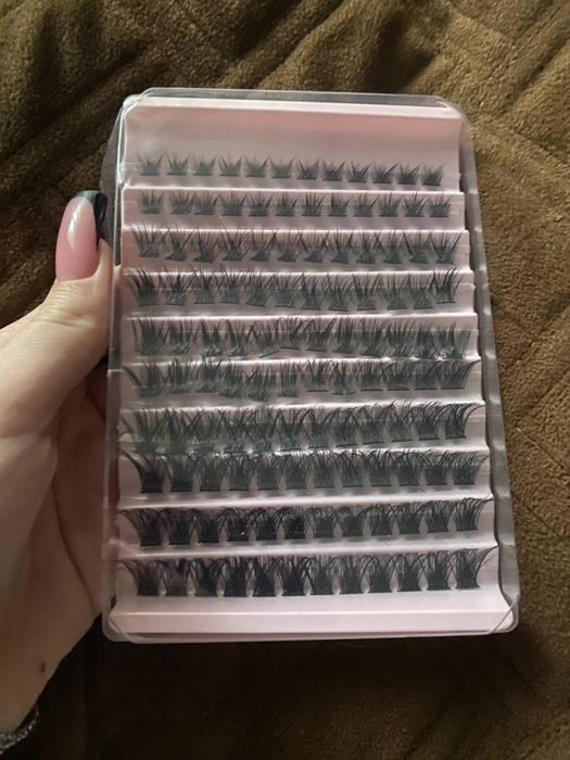 вії пучкові накладні