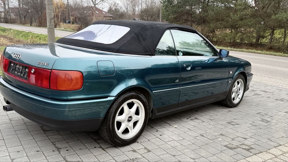 Audi 80 cabrio cabriolet 2.8v6 klima komputer skóra s2