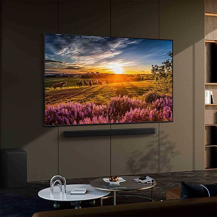 Samsung QLED QE55Q64DAUXZT, 4K, Smart TV, 55 дюймів, Tizen OC, 2024р