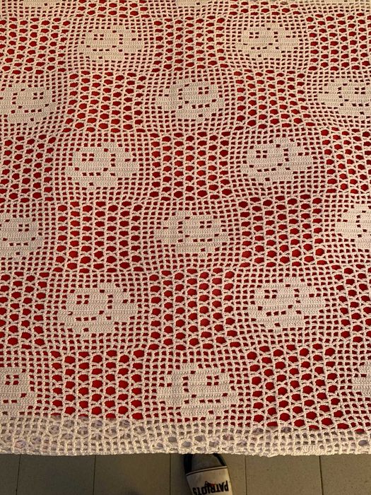 Colcha em Croché Manual – 100% Algodão