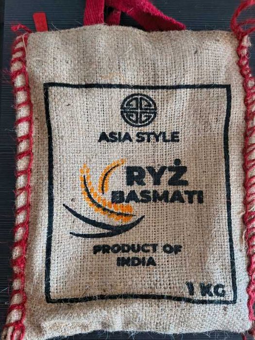 Lniany woreczek do ryżu