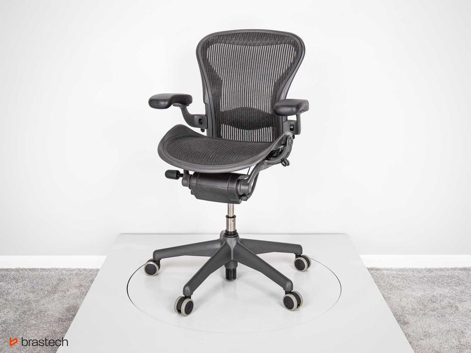 Fotel biurowy Herman Miller Aeron Classic rozmiar A odnowiony DARMOWA DOSTAWA