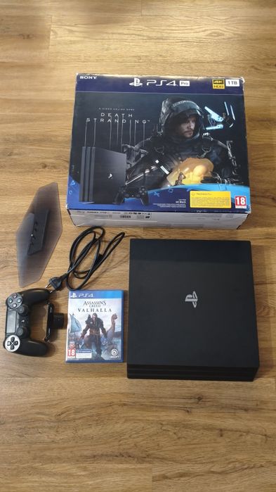 Konsola PlayStation 4 Pro 1TB 4K + Pudełko + Pad z łopatkami (Back Button) + Gra