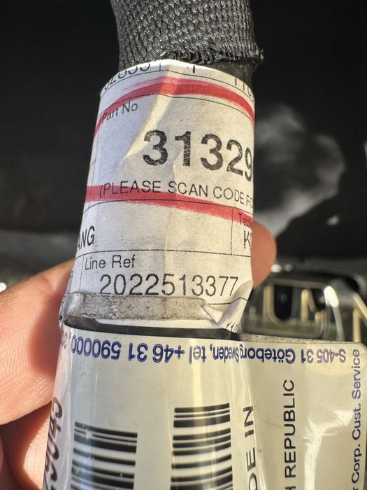 31329046  Mangueira de pressão da direção assistida para bomba auxiliar Volvo XC60 XC70