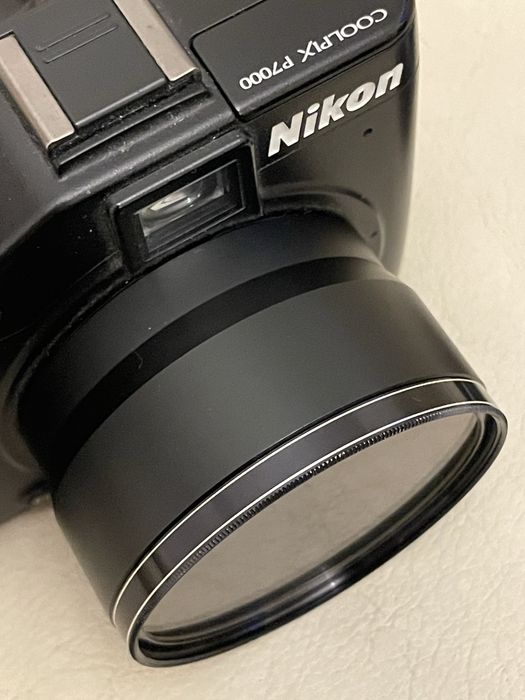 Tuleja adapter filtr tamron i oryginalny dekielek do Nikon P7000 P7100