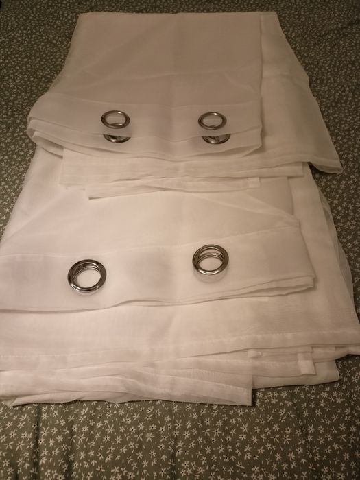 Firany woal biały 400x 250