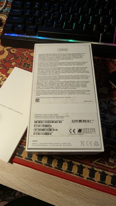 iPhone XS 256 GB zloty