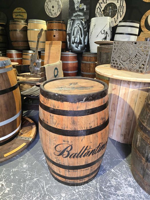 Beczka dębowa motyw Peaky Blinders Tomas Shellby LOFT