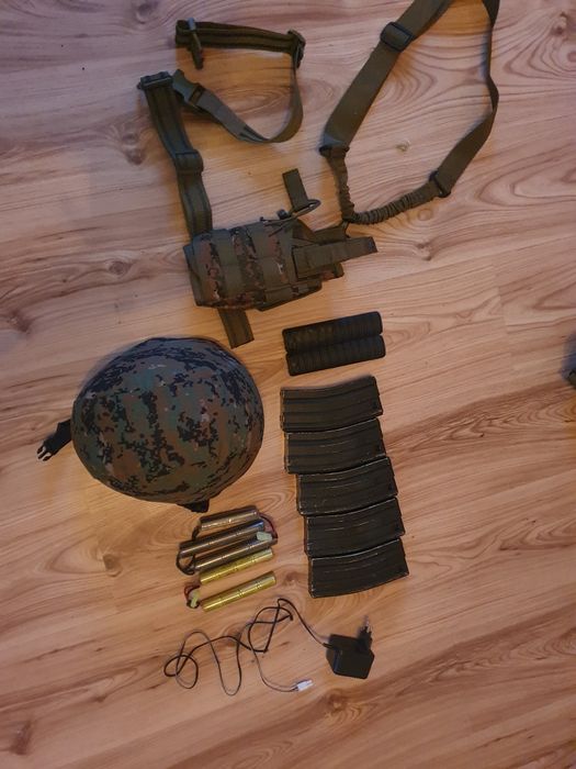 Szpej do asg REPLIKI magazynki hełm baterie i więcej