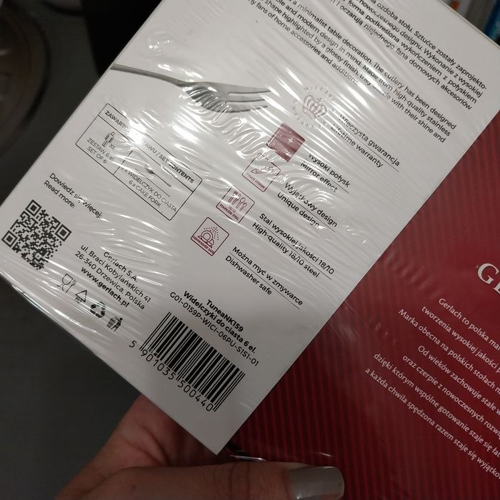 Widelczyki do ciasta Gerlach Tunea