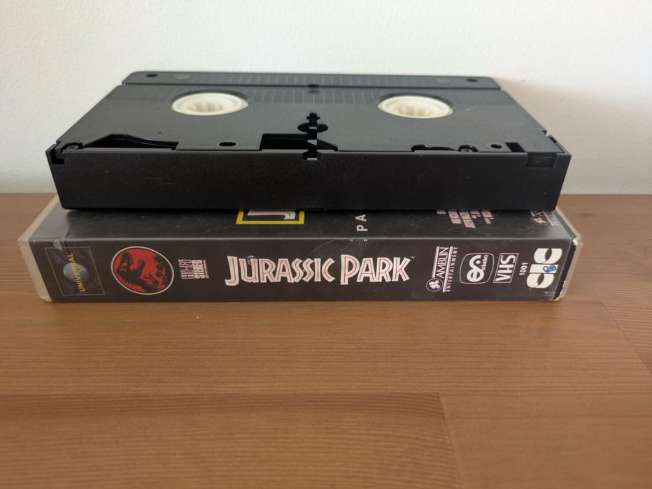 VHS " Parque Jurássico  " 1993 (Opt. Estado)