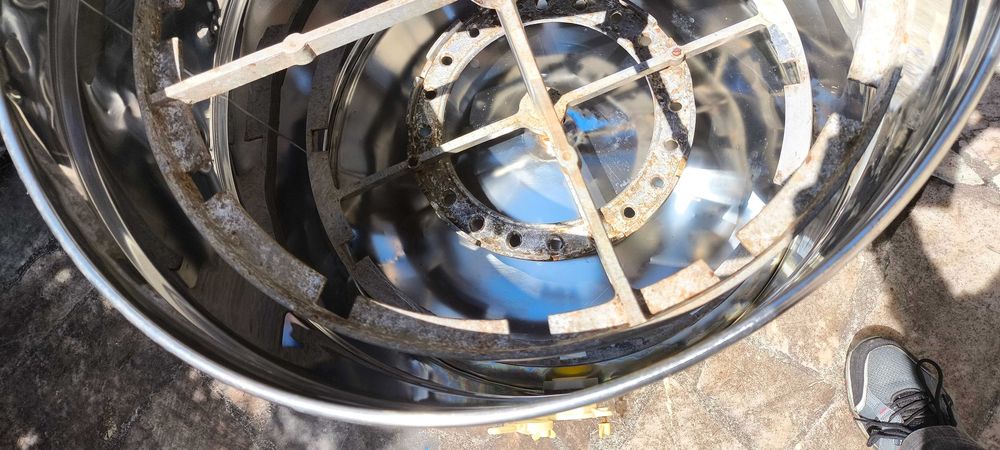 Extrator de mel manual aço inoxidável