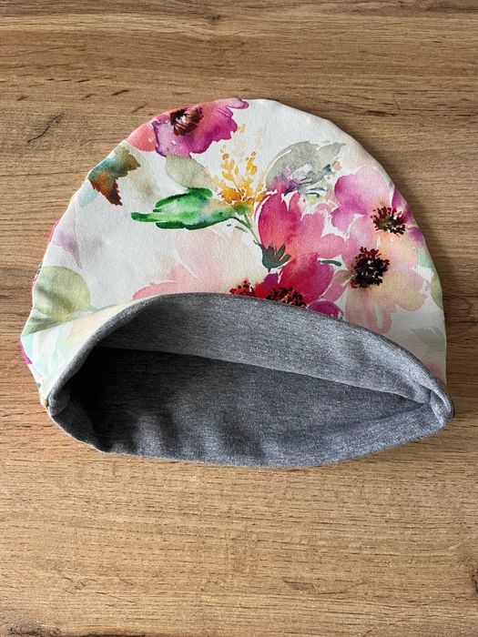 Zestaw z dresówki czapka + chusta Handmade