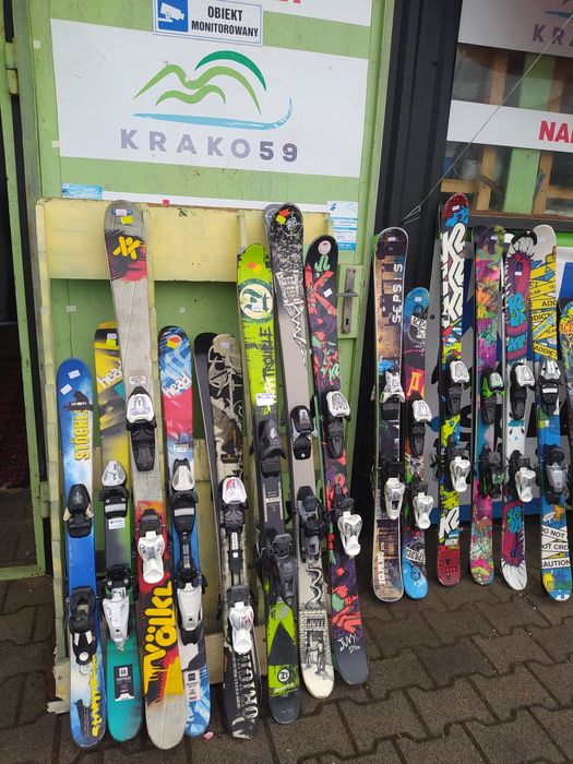 Narty freestyle, freeride duży wybór. Różne rozmiary. Krako59.