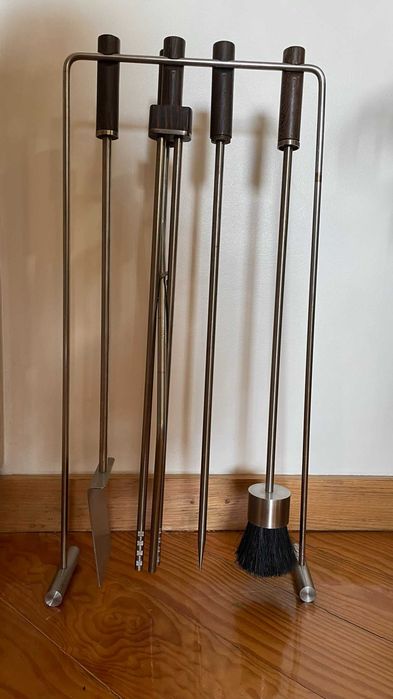 Conjunto de acessórios de lareira (novo)