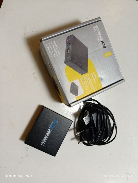 Przełącznik rozdzielacz  HDMI speaka profesjonal