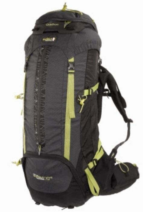 Рюкзак б/у походный Quechua forclaz symbium 70+10L, с дождевиком