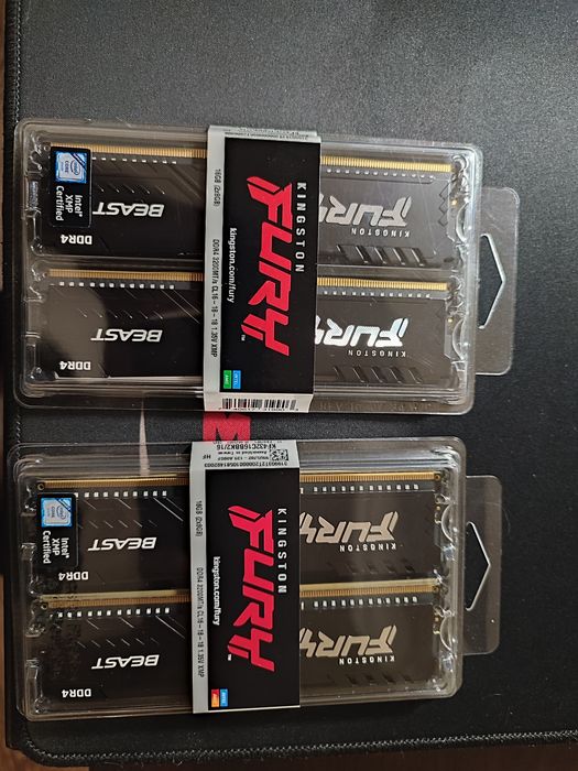 Оперативна пам’ять Kingston Fury DDR4-3200 (4 плашки)