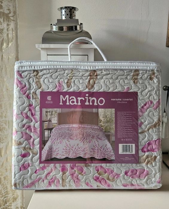 Nowa, zapakowana narzuta Marino o wymiarach 170 x 210 cm