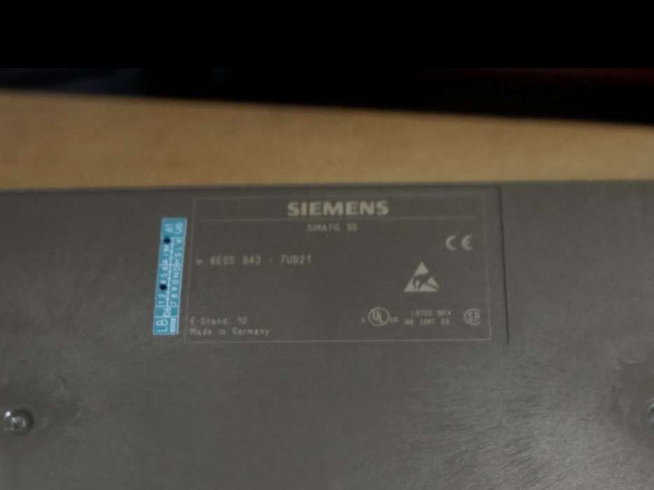 CPU de PLC Siemens S5, 115U CPU 943B64551676583043123