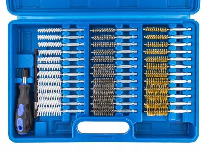 Набір щіток для очищення гнізд форсунок свічок 1/4" 8-19 мм  F05429