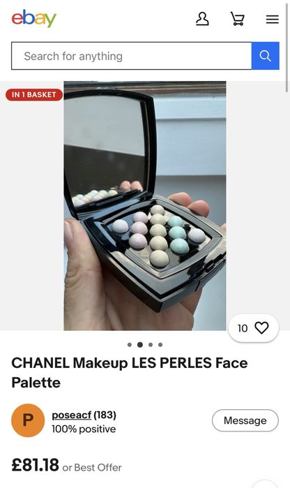 Палетка хайлайтер Chanel Les Perles