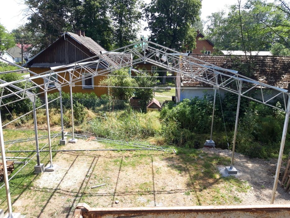 Konstrukcja 8x10 stalowa ocynkowana magazyn hala wiata garaż warszta