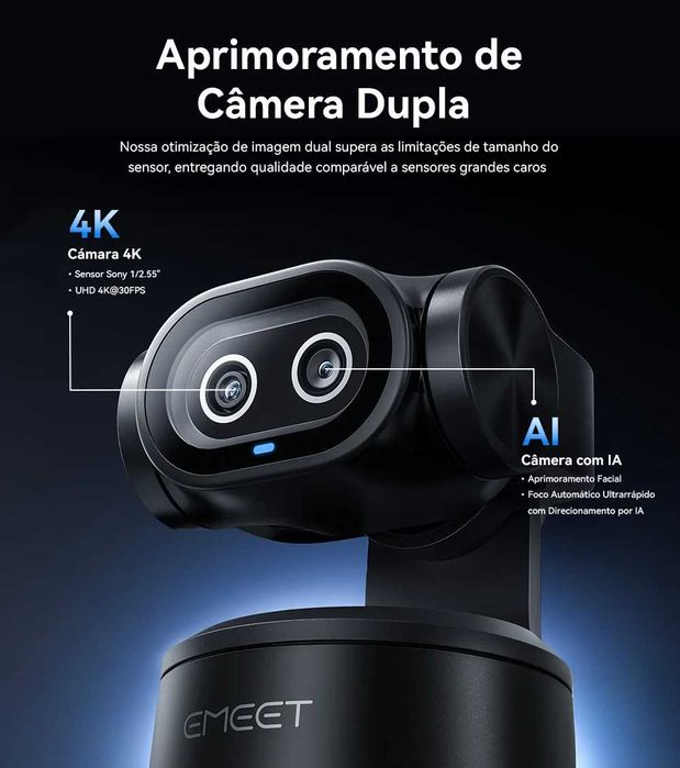 Webcam 4K Emeet Pixy Ai